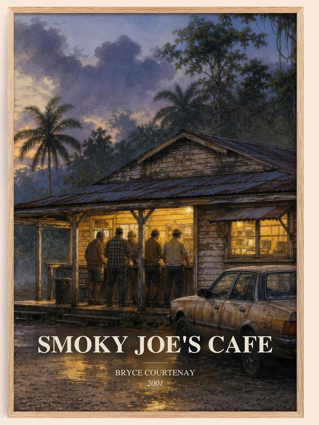 Smoky Joe'S Cafe Book Watercolour Illustration by Bryce Courtenay