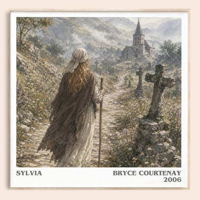 Sylvia Literary Art Print by Bryce Courtenay