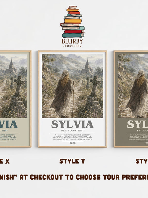 Sylvia bookish print in frame leaning in hallway – historical fiction wall art