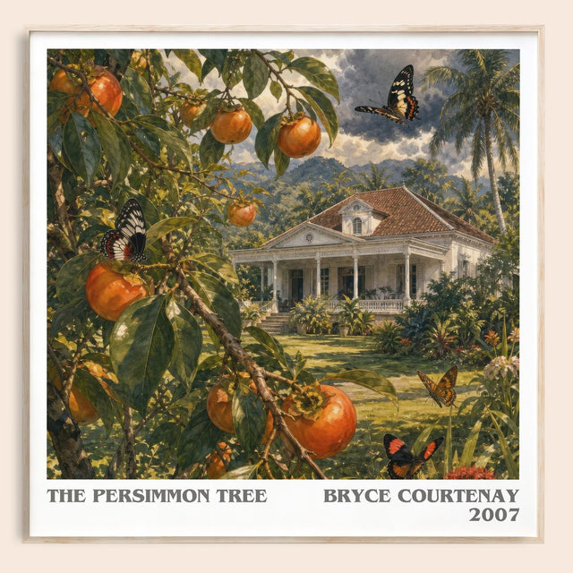 The Persimmon Tree Literary Art Print by Bryce Courtenay