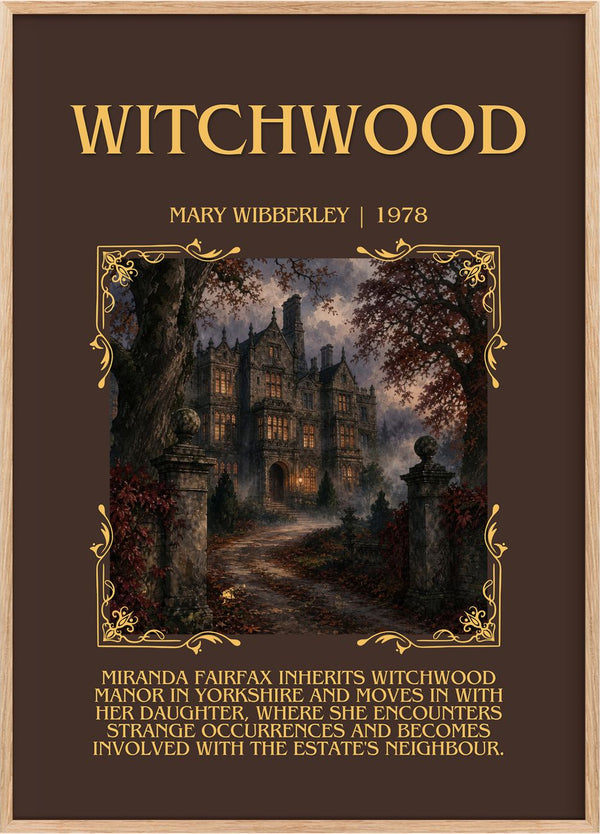 Witchwood Minimalist Book Poster by Mary Wibberley