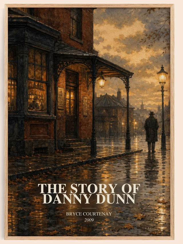 Story Of Danny Dunn Book Watercolour Illustration by Bryce Courtenay