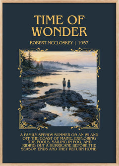 Time of Wonder Minimalist Book Poster by Robert McCloskey