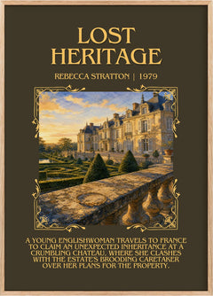 Lost heritage Minimalist Book Poster by Rebecca Stratton