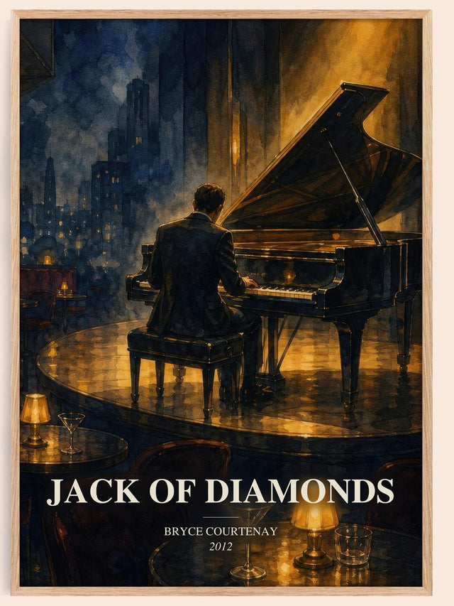 Jack Of Diamonds Book Watercolour Illustration by Bryce Courtenay