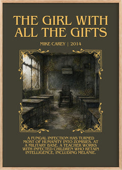 The Girl with All the Gifts Minimalist Book Poster by Mike Carey