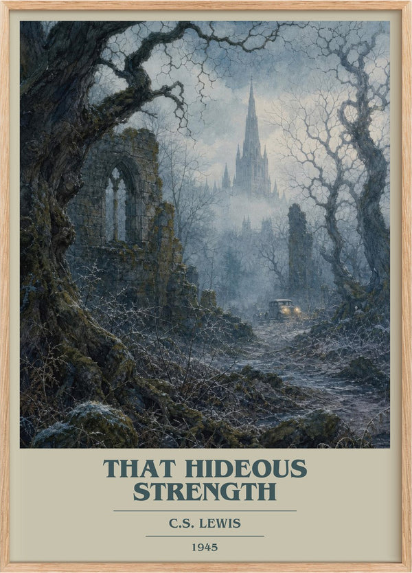 That Hideous Strength Book Cover Poster by C.S. Lewis