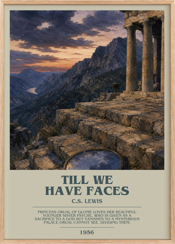 Till We Have Faces Bookish Wall Art by C.S. Lewis