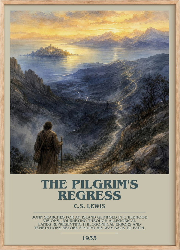 The Pilgrim's Regress Bookish Wall Art by C.S. Lewis
