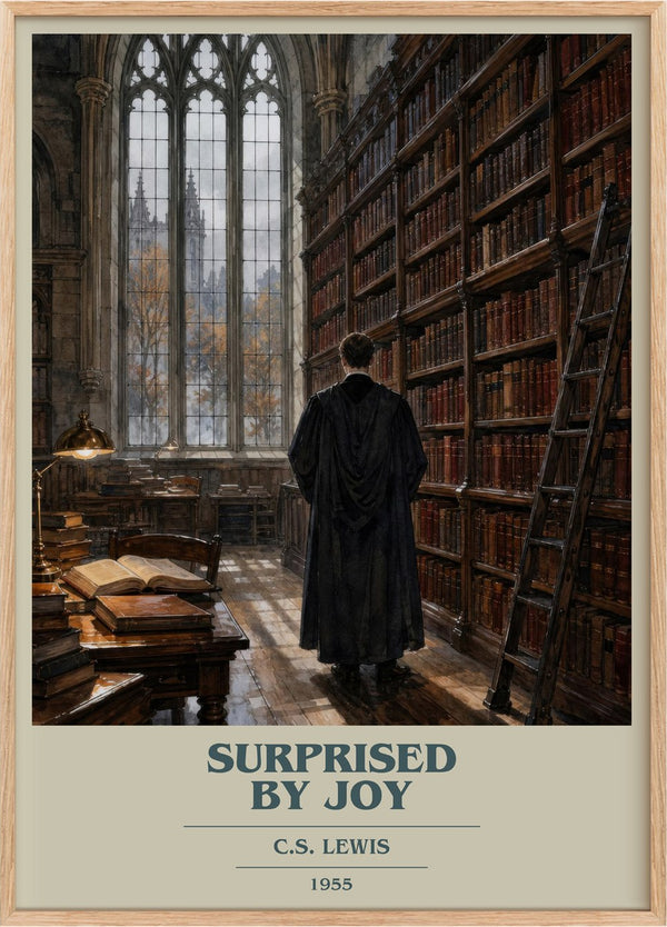 Surprised By Joy Book Cover Poster by C.S. Lewis