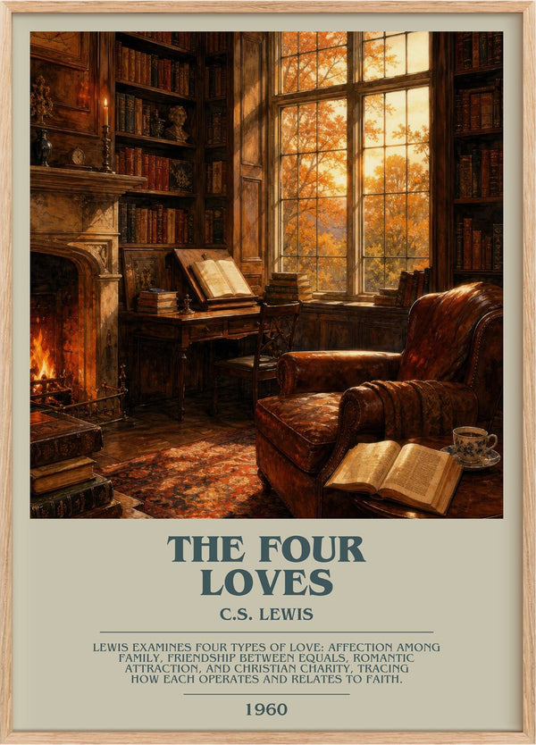 The Four Loves Bookish Wall Art by C.S. Lewis