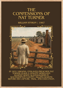 The Confessions of Nat Turner Minimalist Book Poster by William Styron
