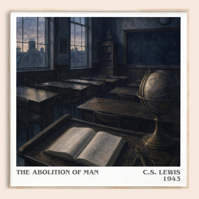 The Abolition Of Man Literary Art Print by C.S. Lewis