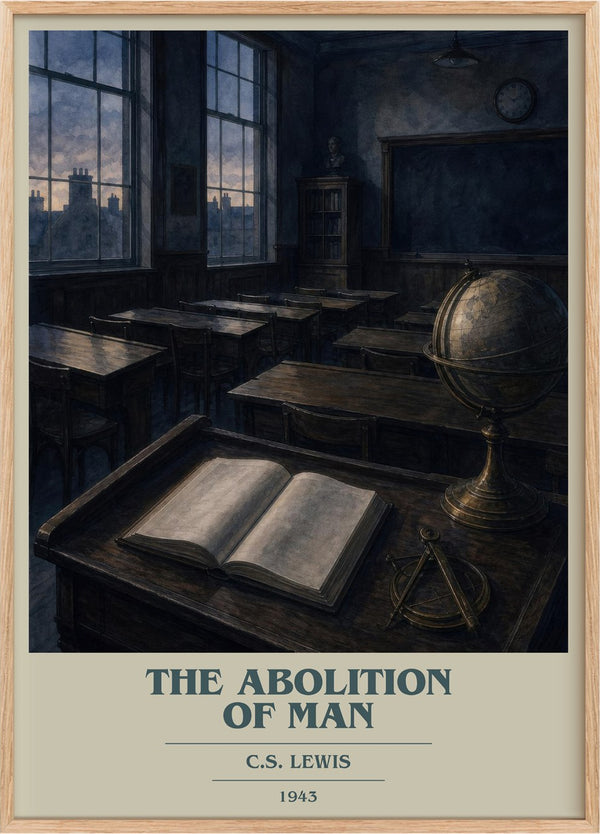 The Abolition Of Man Book Cover Poster by C.S. Lewis