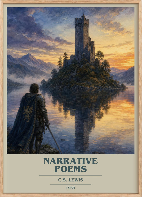 Narrative Poems Book Cover Poster by C.S. Lewis