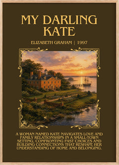 My darling Kate Minimalist Book Poster by Elizabeth Graham