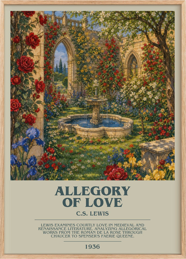 Allegory Of Love Bookish Wall Art by C.S. Lewis