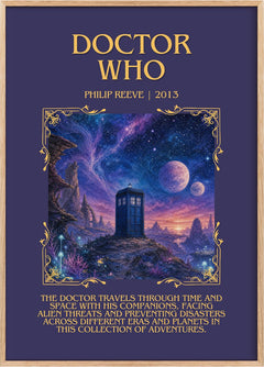Doctor Who Minimalist Book Poster by Philip Reeve