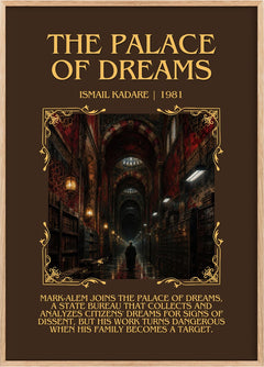 The Palace of Dreams Minimalist Book Poster by Ismail Kadare
