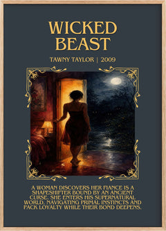 Wicked beast Minimalist Book Poster by Tawny Taylor