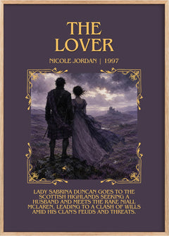 The Lover Minimalist Book Poster by Nicole Jordan