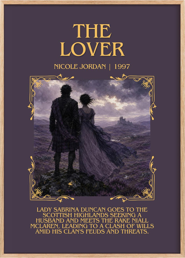 The Lover Minimalist Book Poster by Nicole Jordan