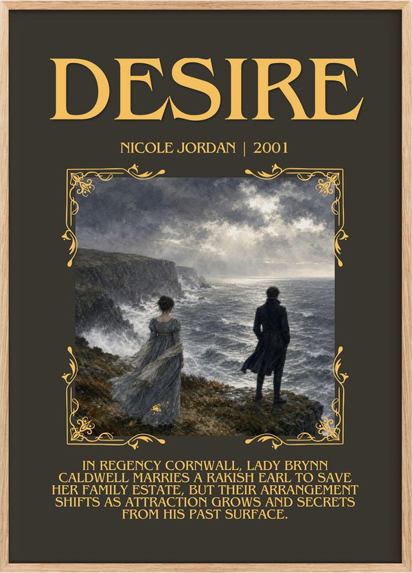 Desire Minimalist Book Poster by Nicole Jordan