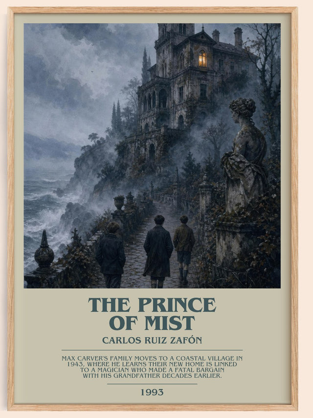 The Prince Of Mist Bookish Wall Art by Carlos Ruiz Zafón