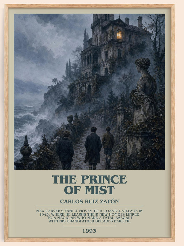 The Prince Of Mist Bookish Wall Art by Carlos Ruiz Zafón