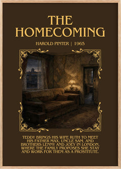 The homecoming Minimalist Book Poster by Harold Pinter