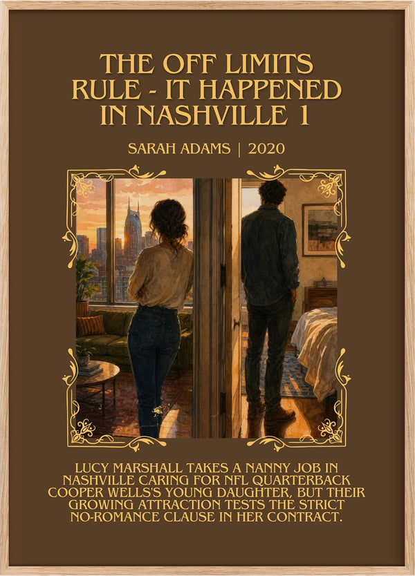 Off Limits Rule - It Happened in Nashville 1 Minimalist Book Poster by Sarah Adams