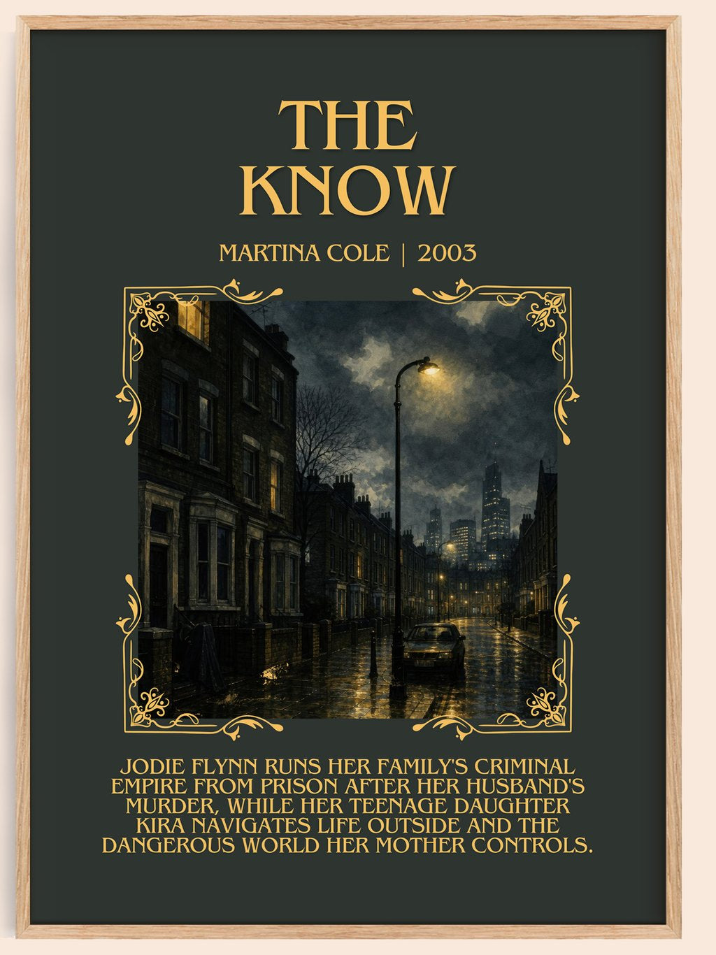 The Know Minimalist Book Poster by Martina Cole – book poster