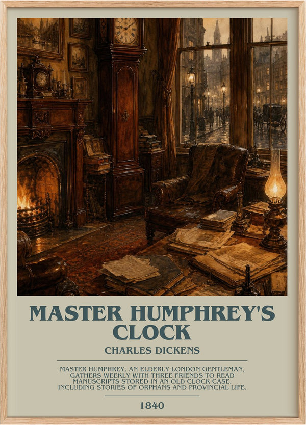 Master Humphrey's Clock Bookish Wall Art by Charles Dickens