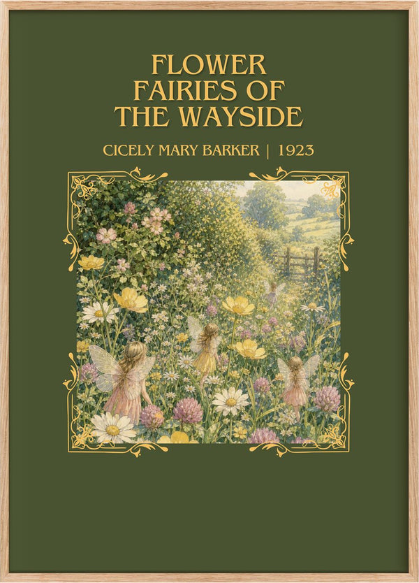 Flower Fairies of the Wayside Minimalist Book Poster by Cicely Mary Barker