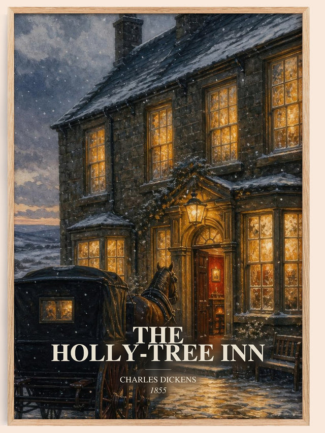 The Holly-Tree Inn Book Watercolour Illustration by Charles Dickens