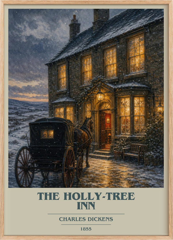 The Holly-Tree Inn Book Cover Poster by Charles Dickens