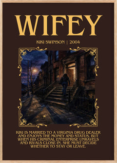 Wifey Minimalist Book Poster by Kiki Swinson