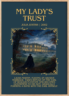 My Lady's Trust Minimalist Book Poster by Julia Justiss