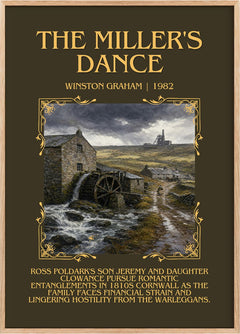 The miller's dance Minimalist Book Poster by Winston Graham