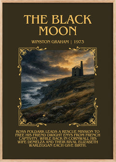 The black moon Minimalist Book Poster by Winston Graham