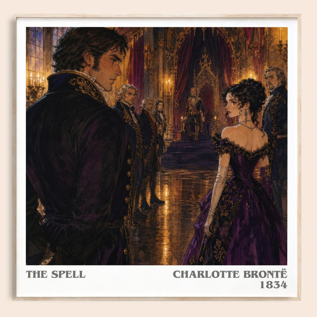 The Spell Literary Art Print by Charlotte Brontë