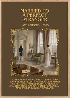 Married to a Perfect Stranger Minimalist Book Poster by Jane Ashford