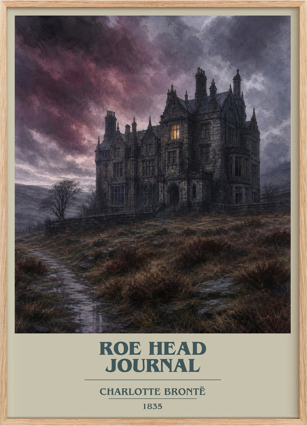 Roe Head Journal Book Cover Poster by Charlotte Brontë
