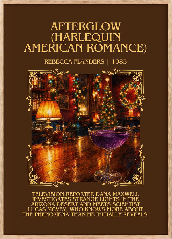 Afterglow (Harlequin American Romance) Minimalist Book Poster by Rebecca Flanders