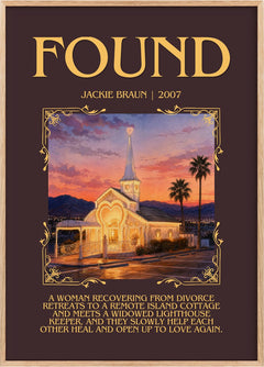 Found Minimalist Book Poster by Jackie Braun