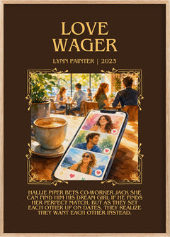 Love Wager Minimalist Book Poster by Lynn Painter