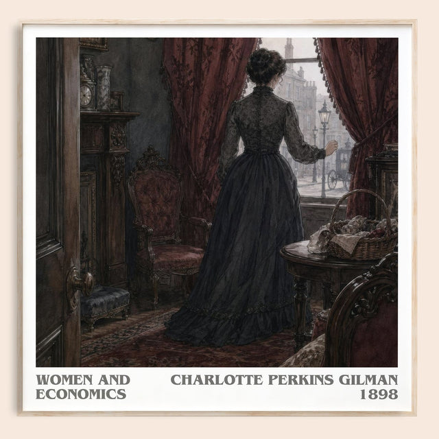 Women And Economics Literary Art Print by Charlotte Perkins Gilman