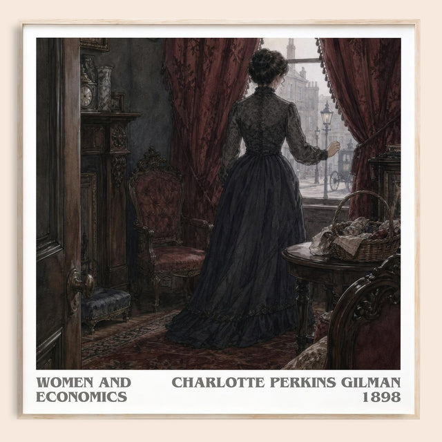 Women And Economics Literary Art Print by Charlotte Perkins Gilman