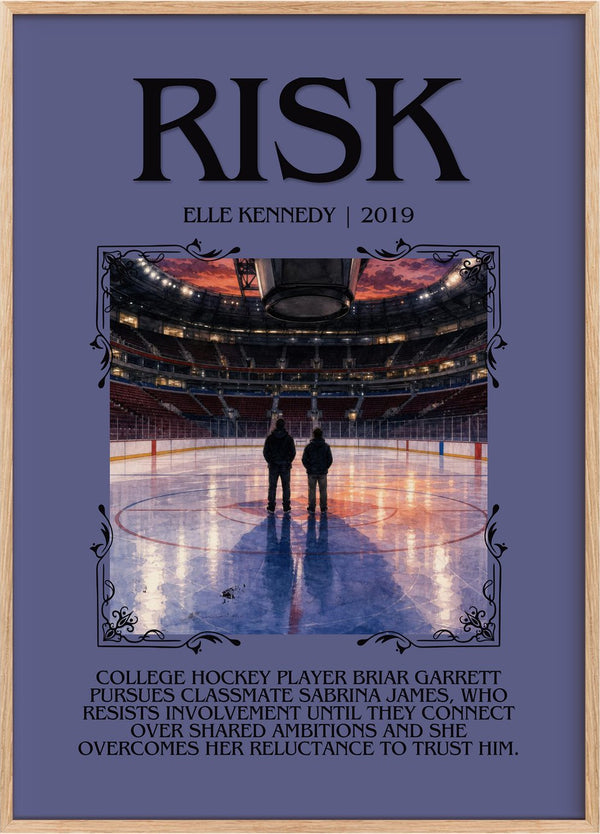 Risk Minimalist Book Poster by Elle Kennedy