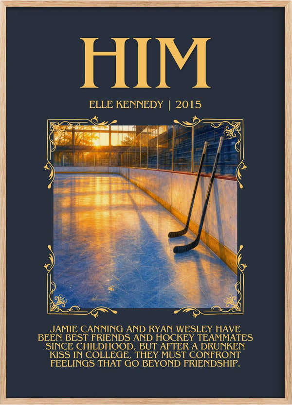 Him Minimalist Book Poster by Elle Kennedy